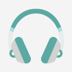 an icon of headphones