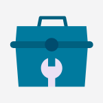 toolbox icon gray