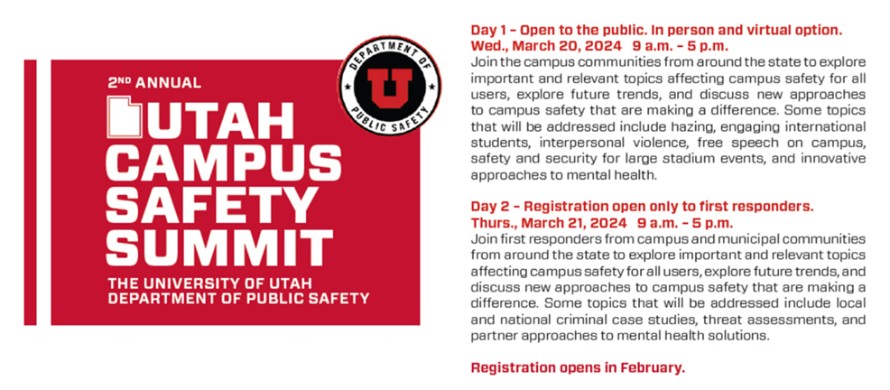 Utah Campus Safety Summitt